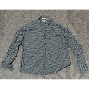 Haggar Men's L Checkered Long Sleeve Shirt